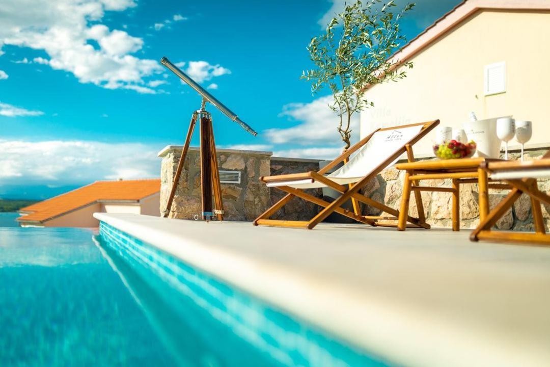 Luxury Villa Allen With Pool กลิมโน ภายนอก รูปภาพ